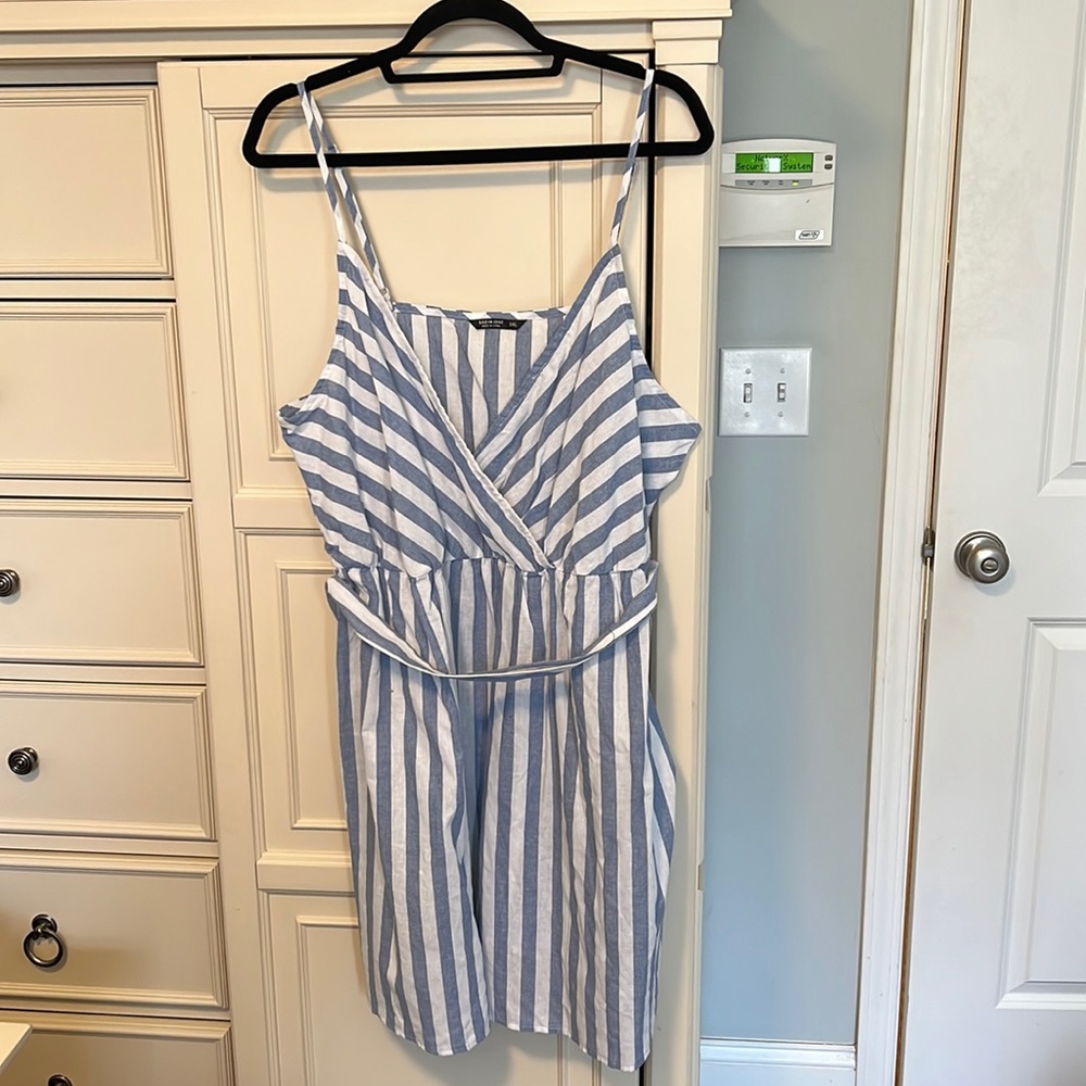 Shein faux wrap dress